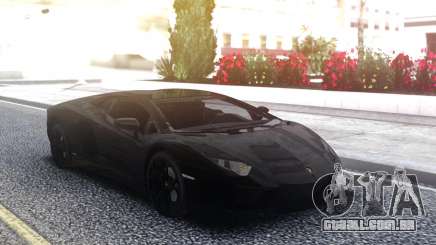 Lamborghini Aventador Black LP700-4 para GTA San Andreas