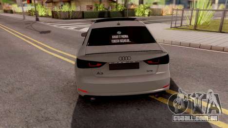 Audi A3 E Edition para GTA San Andreas