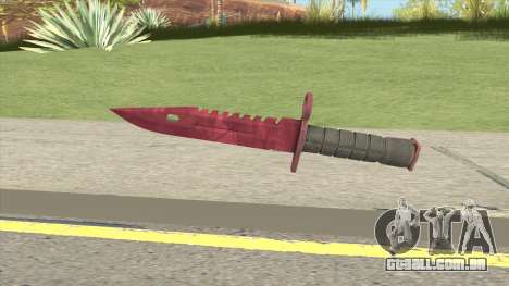 CS:GO M9 Bayonet (Doppler Ruby) para GTA San Andreas