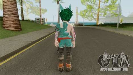 Izuku Midoriya (Neo Traditional Pastel Tatto) para GTA San Andreas