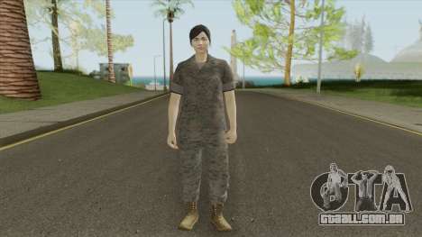 GTA Online Random Skin 29 (Female U.S. Miltary) para GTA San Andreas
