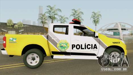 Chevrolet S10 (Policia Militar) para GTA San Andreas