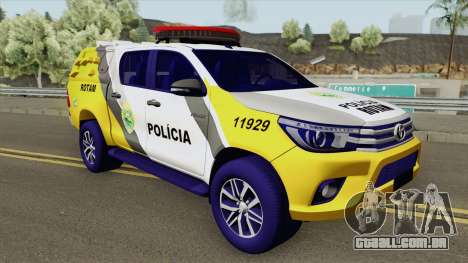Toyota Hilux SR5 2017 (ROTAM PMPR) para GTA San Andreas