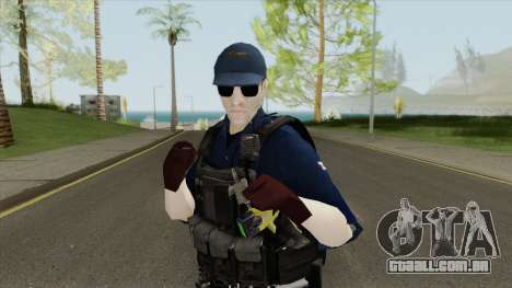 Costa Rica Police Skin (Fuerza Publica) para GTA San Andreas