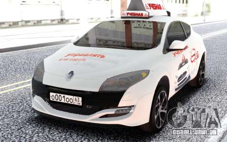 Renault Megane RS escola de Condução para GTA San Andreas