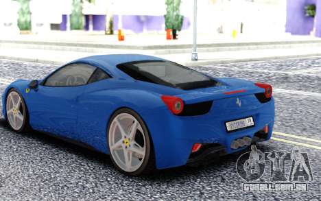 Ferrari 458 Italia para GTA San Andreas