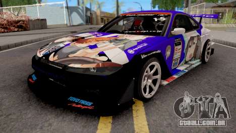 Nissan Silvia S15 Uras D1GP with Mika Girl v2 para GTA San Andreas