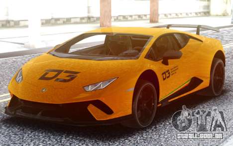 Lamborghini Huracan Performance D3 para GTA San Andreas