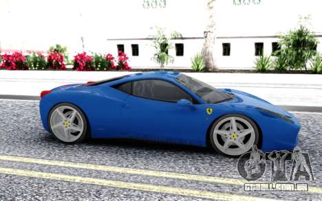 Ferrari 458 Italia para GTA San Andreas