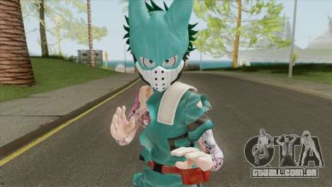 Izuku Midoriya (Neo Traditional Pastel Tatto) para GTA San Andreas