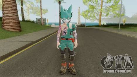 Izuku Midoriya (Neo Traditional Pastel Tatto) para GTA San Andreas