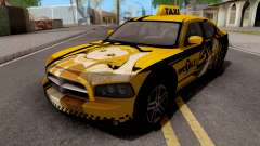 Dodge Charger SRT8 Taxi Itasha para GTA San Andreas