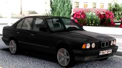 BMW 525i E34 1992 Black Classic para GTA San Andreas