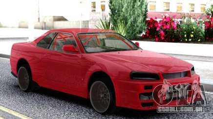 Nissan Skyline R-34 Red para GTA San Andreas