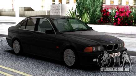 BMW 540i E39 Black para GTA San Andreas