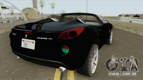 Pontiac Solistice GXP para GTA San Andreas