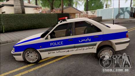 Peugeot Pars ELX Police para GTA San Andreas