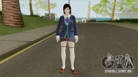 Kokoro School (Updated) Dead Or Alive 6 Costume para GTA San Andreas