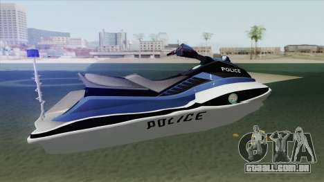 Seashark Police GTA V para GTA San Andreas
