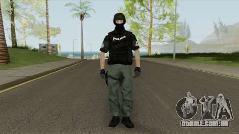 U.E.A Official Costa Rica Police Skin para GTA San Andreas