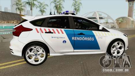 Ford Focus RS Magyar Rendorseg para GTA San Andreas