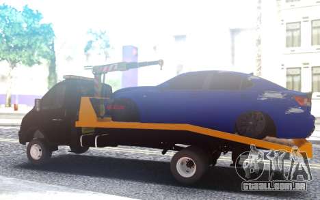 Caminhão de reboque GAZ-3302 com um Carro no tel para GTA San Andreas