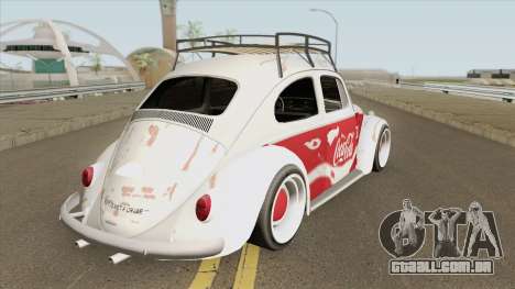 Volkswagen Fusca Coca-Cola Edition para GTA San Andreas