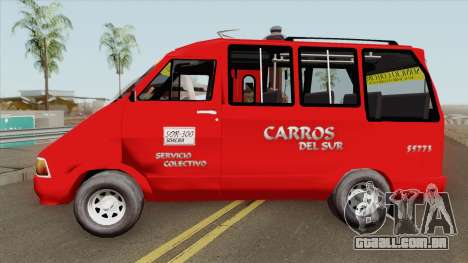 Toyota Hilux Colectivo Colombiano para GTA San Andreas