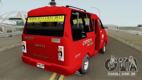 Toyota Hilux Colectivo Colombiano para GTA San Andreas