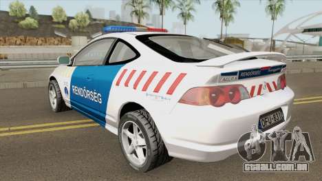 Acura RSX Magyar Rendorseg para GTA San Andreas