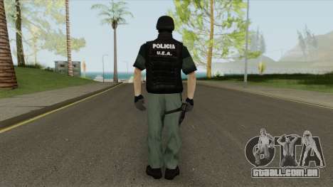 U.E.A Official Costa Rica Police Skin para GTA San Andreas