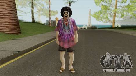 Hippie Skin V5 para GTA San Andreas