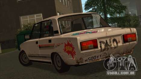 VAZ 2105 de Combate para GTA San Andreas