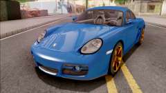 Porsche Cayman S Blue para GTA San Andreas