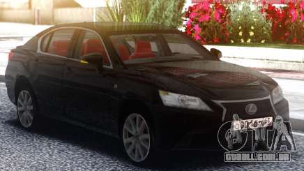 Lexus GS350F 2013 Black para GTA San Andreas