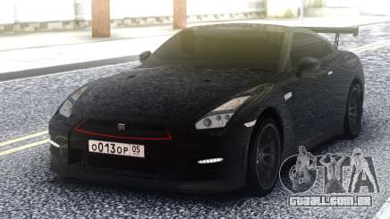 Nissan GT-R 35 Black para GTA San Andreas