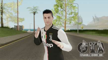 Cristiano Ronaldo (Juventus 2019-20 Home Kit) para GTA San Andreas