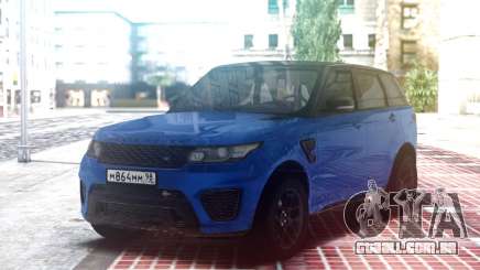 Range Rover Sport SVR Blue para GTA San Andreas