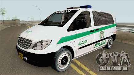 Mercedes-Benz Vito (Patrullas Colombianas) para GTA San Andreas