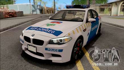 BMW M5 F10 Magyar Rendorseg para GTA San Andreas