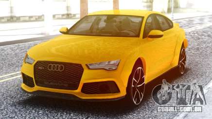 Audi RS7 Yellow para GTA San Andreas
