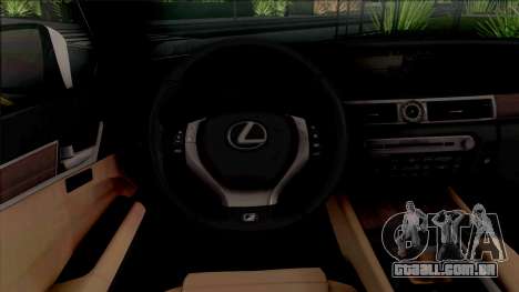 Lexus GS350 Magyar Rendorseg para GTA San Andreas