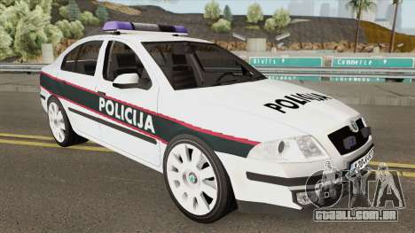 Skoda Octavia BiH POLICIJA 2006 para GTA San Andreas