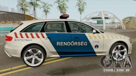 Audi RS4 Avant Magyar Rendorseg para GTA San Andreas
