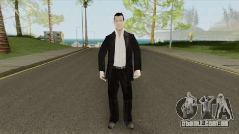 White Male Criminal (Black Suit) para GTA San Andreas