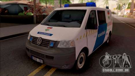 Volkswagen Transporter 5 Magyar Rendorseg para GTA San Andreas