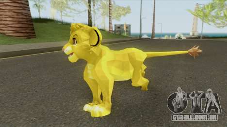 Simba Young (The Lion King) para GTA San Andreas