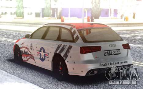 Audi RS 6 Beaten but not broken para GTA San Andreas