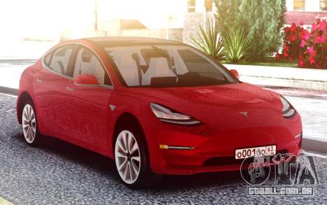 Tesla Model 3 para GTA San Andreas