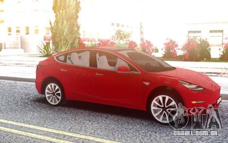 Tesla Model 3 para GTA San Andreas